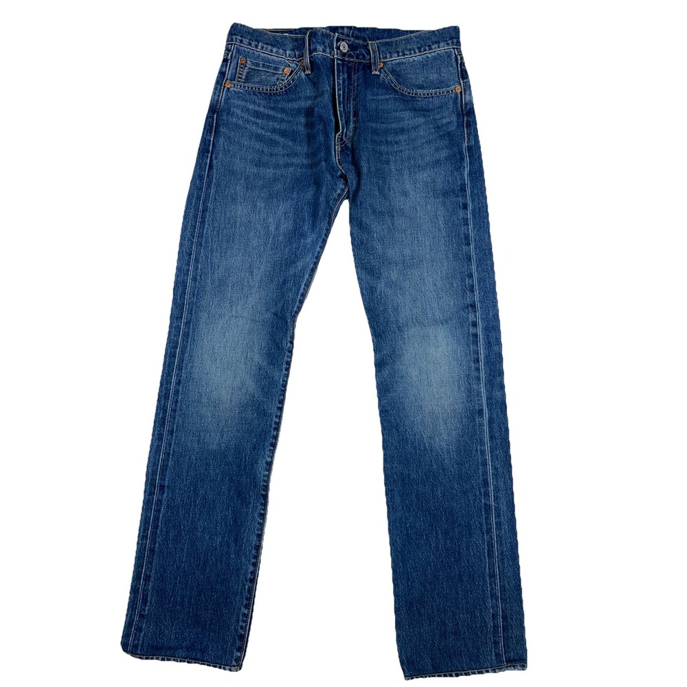 Levi's 511 BIG E Men's 32x34 Straight Leg Denim Jeans Whiskered